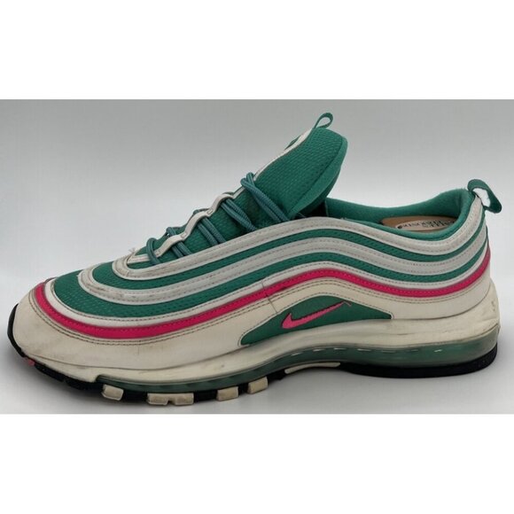 Nike Air Max 97 Size 14 South Beach Miami Vice Teal White Pink Shoes 921826 -102 - Picture 5 of 10